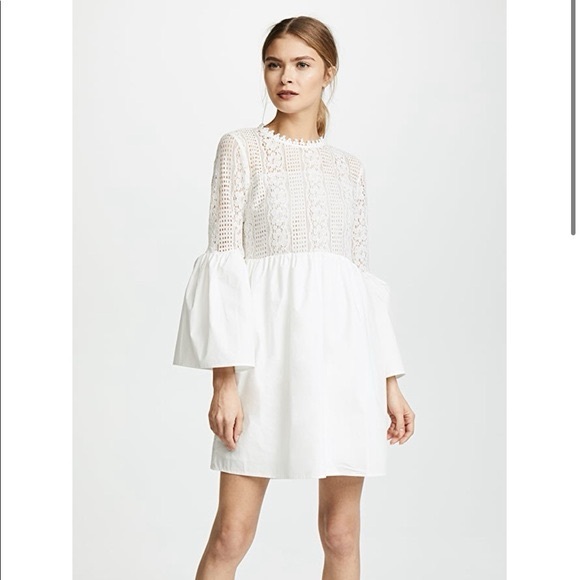 Endless Rose Dresses & Skirts - Endless Rose Bell Sleeve Mini Dress in White S